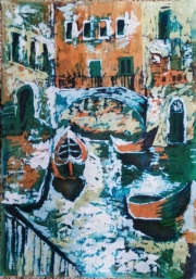 Pomarańczowa Wenecja 40*58