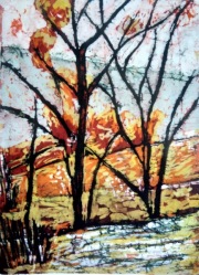 Samotne drzewa 43×58