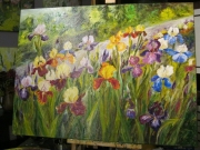 Irysowa łąka dla Ani/80*60