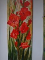 Czerwone mieczyki/20*60