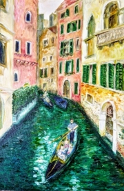 Wenecja gondolier/40*60