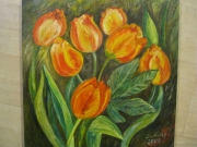 Tulipany w kwadracie/40*40