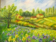 Wiosna na wsi/70*60