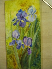 Niebieskie irysy/30*60