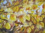 Poprzez liście/60*45